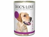 Sparpaket Dog's Love Classic Rind mit Apfel, Spinat & Zucchini 12x400g Dose