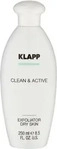 KLAPP 1208, 250ml KLAPP CLEAN & ACTIVE Exfoliator Lotion Dry Skin