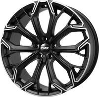 CMS C37-PDMB diamant schwarz matt-teilpoliert 8.5Jx20 5x114.3 ET45