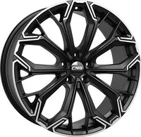 CMS C37-PDMB diamant schwarz matt-teilpoliert 8.0Jx19 5x108 ET45