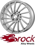 BROCK B39 himalaya-grau matt 7.0Jx17 5x100 ET46