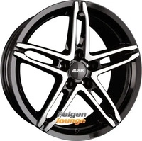 ALUTEC POISON diamantschwarz frontpoliert 8.0Jx18 5x114.3 ET45