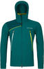 ORTOVOX 62176-pacificgreen, ORTOVOX PALA HOODED Jacke 2023 pacific green - L Men