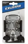 EXUSTAR Pedale MTB E-PM-818-04 schwarz-silber DUO-Pedal