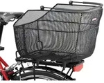 Pletscher System-Hinterradkorb Deluxe XXL anthrazit engmaschig 45x32x27 cm