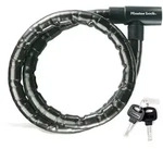 Master Lock Kabelschloss PanzR Schwarz 22 mm x 1200 mm Schl&uuml;ssel