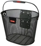 Vorderradkorb Oval Plus engmaschig, schwarz
