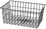 Hinterradkorb KLICKfix Maxi 55x20x36cm, schwarz, weitmaschig