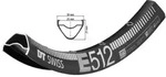 Felge E 512 27,5", DT SWISSERD: 562 mmGr&ouml;&szlig;e: 28 Loch, Farbe: Schwarz,...
