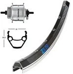 V-Rad 28x1.75DH3D32 Disc6L.silb.Starr36L Exal ZX 19 schw/silb.Niro-Spei.