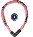 Kombinations-Kettenschloss TRESOR 6807C, Abus, Stahl, L=1.100mm, &Oslash;=7mm, rosa, Abus,