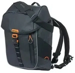 Rucksack Basil Miles Tarpaulin Nordlicht schwarz/orange, 31x17x44cm, 17ltr