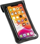Phone Bag Light M KLICKfix mit Adapter transparent/schwarz, mit Drehkupplung