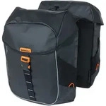 Doppelpacktasche Basil Miles Tarpaulin schwarz/orange, 34x16x43cm, 34ltr