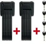 Abus Faltschloss BORDO Big Twinset 6000K/120 BK SH