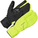 Ride Winddichte Deep Winter Lobster Handschuhe gelb / L