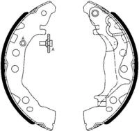 ATE Bremsbackensatz 03013705342 f&uuml;r Suzuki