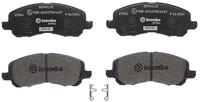 BREMBO Bremsbelagsatz, Scheibenbremse XTRA LINE p54030x f&uuml;r Chrysler BAIC WEIWANG