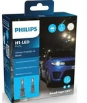 PHILIPS Gl&uuml;hlampe, Fernscheinwerfer H1-LED Ultinon Pro6000 Boost (2Stk.)...