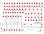KS TOOLS Schaumstoffeinlage, Sortimentskasten 811009597