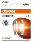 OSRAM Gl&uuml;hlampe, T&uuml;rleuchte Original C5W 12V 5W 36mm Doppelblister 64182bl