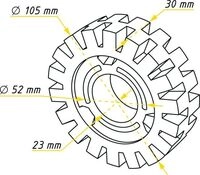 HAZET Folienradierer-Satz, Multi-Schleifer 90336015