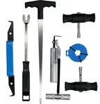 BRILLIANT TOOLS Scheibendemontage-Set Windschutzscheiben-Ausbau-Satz, 7-tlg. BT681100