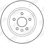 JURID Bremsscheibe 562651jc 268mm 12mm f&uuml;r Opel CHEVROLET Vaughall