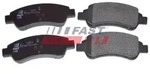 FAST Bremsbelagsatz, Scheibenbremse ft29518 Vorderachse f&uuml;r Citro&euml;n