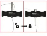 KS TOOLS Schneiddraht-Set, Scheibendemontage 1402250