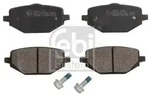 FEBI BILSTEIN Bremsbelagsatz, Scheibenbremse 195083 Hinterachse f&uuml;r MITSUBISHI