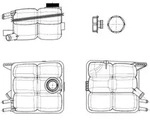 NRF Ausgleichsbeh&auml;lter, K&uuml;hlmittel 454015 f&uuml;r Ford Volvo MAZDA