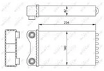 NRF W&auml;rmetauscher, Innenraumheizung 54252 f&uuml;r Audi