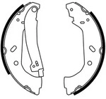 TRW Bremsbackensatz GS8563 f&uuml;r Fiat Peugeot
