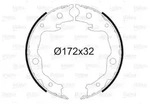 VALEO Bremsbackensatz, Feststellbremse 564168 Hinterachse f&uuml;r NISSAN RENAULT