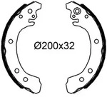 VALEO Bremsbackensatz 564339 Hinterachse f&uuml;r TOYOTA