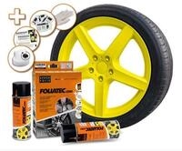 FOLIATEC Spr&uuml;hfolie / Karosseriefolie gelb gl&auml;nzend (2x 400 ml) 2052 0.4l