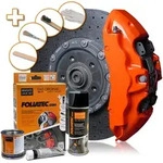 FOLIATEC Bremssattellack Bremssattel Lack Set flame orange 2167 0.4l