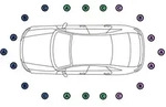 BOSCH Sensor, Einparkhilfe 0263009638 f&uuml;r Mercedes