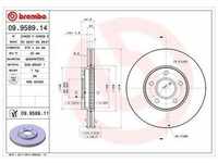 BREMBO Bremsscheibe 09.9589.14 InnenbelüftetVorne Rechts Links fürTransit...