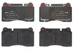 BREMBO Bremsbelagsatz, Scheibenbremse p02002 f&uuml;r ASTON MARTIN