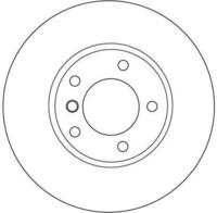 TRW Bremsscheibe df4055 300mm 22mm f&uuml;r BMW