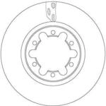 TRW Bremsscheibe df6442 290mm 26mm f&uuml;r RENAULT TRUCKS NISSAN