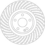 TRW Bremsscheibe df6631 320mm 30mm f&uuml;r Mercedes