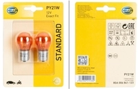 HELLA Gl&uuml;hlampe, Blinkleuchte 8ga006841123 PY21W f&uuml;r YAMAHA Volvo LAIKA BAIC Iveco