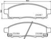 Brembo Bremsbeläge vorne (P 54 055) für Mitsubishi L200 / Triton Fiat Fullback