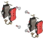 BREMBO Bremsbelagsatz, Scheibenbremse p85020x f&uuml;r Peugeot Ford MG (SAIC) Roewe