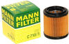 Mann-Filter Luftfilter (C 710/1) für Porsche 928 Auto Filtereinsatz