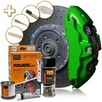 FOLIATEC Bremssattellack Bremssattel Lack Set power green 2166