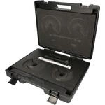 KS TOOLS Federspanner, Fahrwerksfeder -Teleskop-Centerspanner-Satz f&uuml;r innenliegende